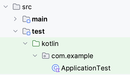 Ktor project test folder structure Ktor project test folder structure