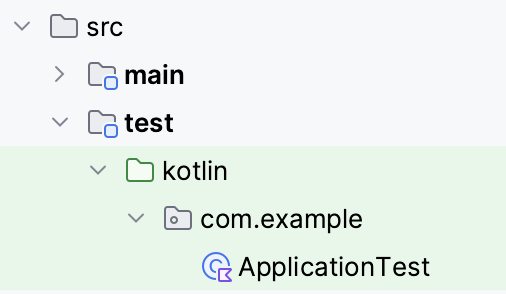 Ktor project test folder structure