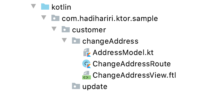 Feature grouping