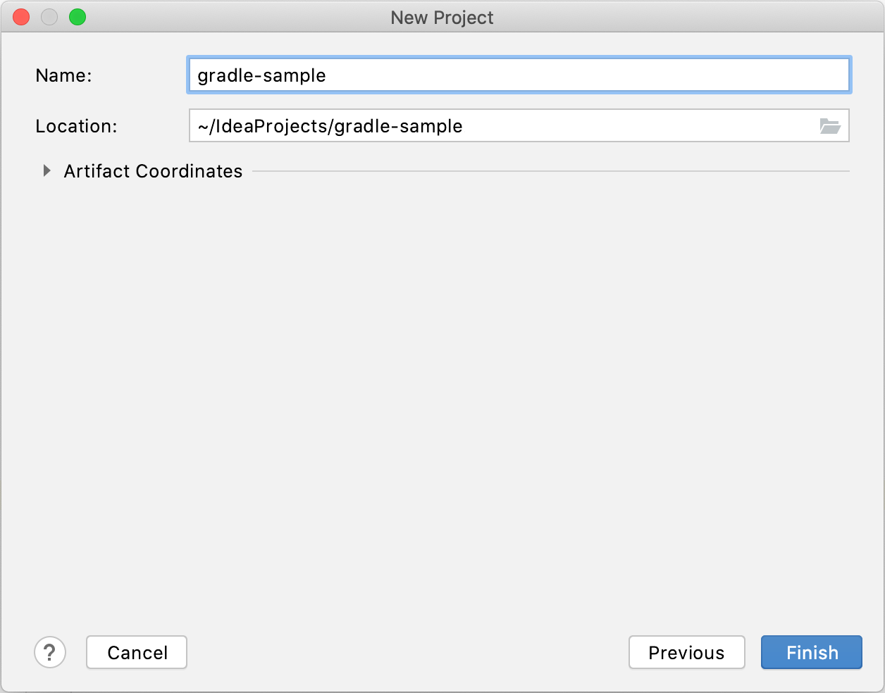 Gradle Project Name